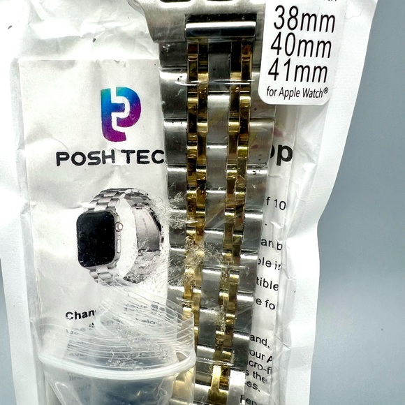 Posh Tech Two Tone Apple Watch Band 38-41MM NEW - Picture 3 of 3